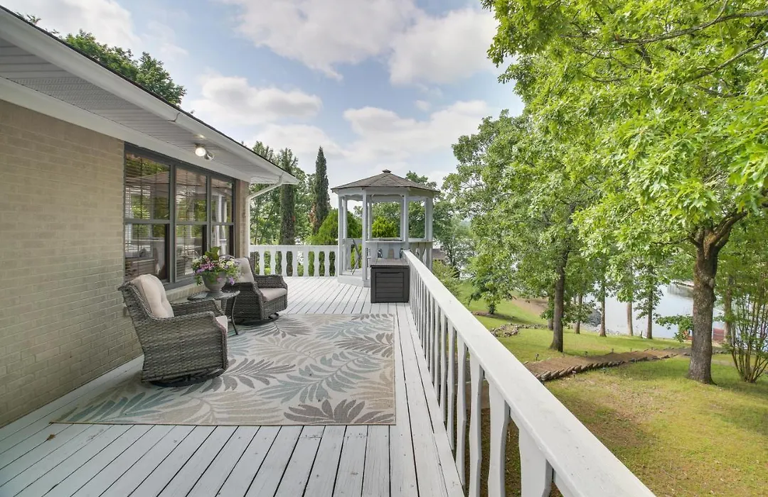 Private Pool: Lakefront Home In Hot Springs!-1