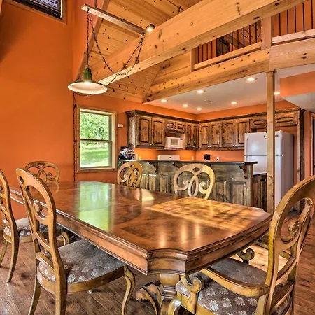 Spacious Log Cabin W/ Fire Pit & Game Room!-3