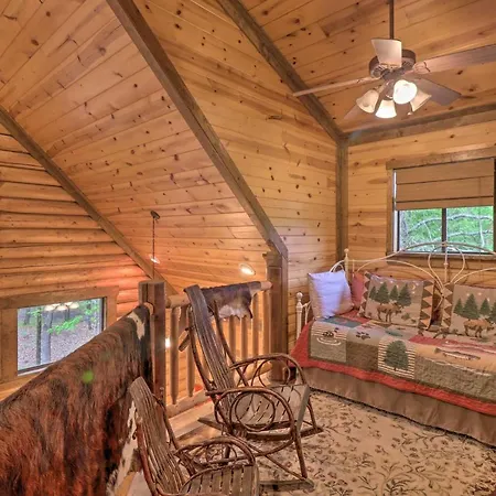 Luxury Greers Ferry Cabin With Large Deck And Fire Pit-3
