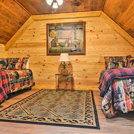 2 Mi To Lake Hamilton! Log Cabin W/ Cozy Loft-2