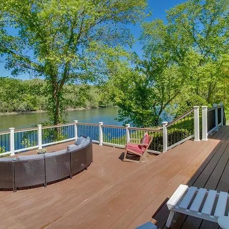 Fire Pit & Grill: Riverfront Home In Arkansas!-2