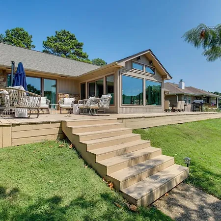 Scenic Hot Springs Home Deck With Water Views!
